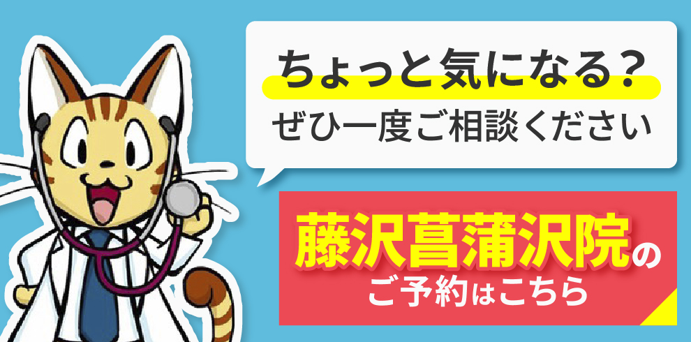 ちょっと気になる？ぜひ一度ご相談ください　藤沢菖蒲沢院のご予約はこちら