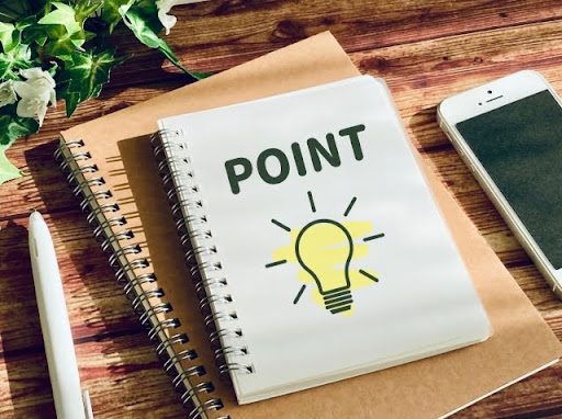 ノートに書いてあるPOINT
